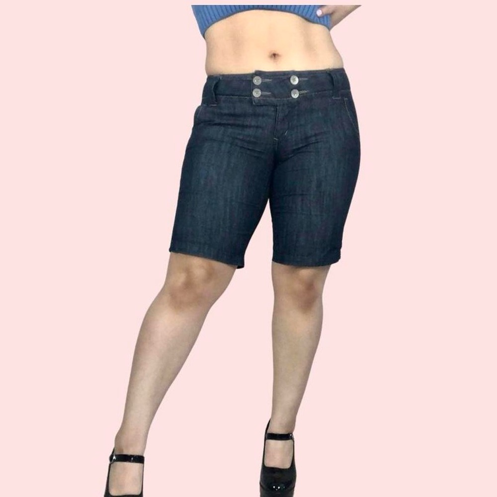 Y2K DARK WASH SHORTS